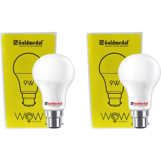 Gold Medal 9 W Standard B22 LED Bulb