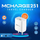 MCHARGE 251M - WHITE CHARGER